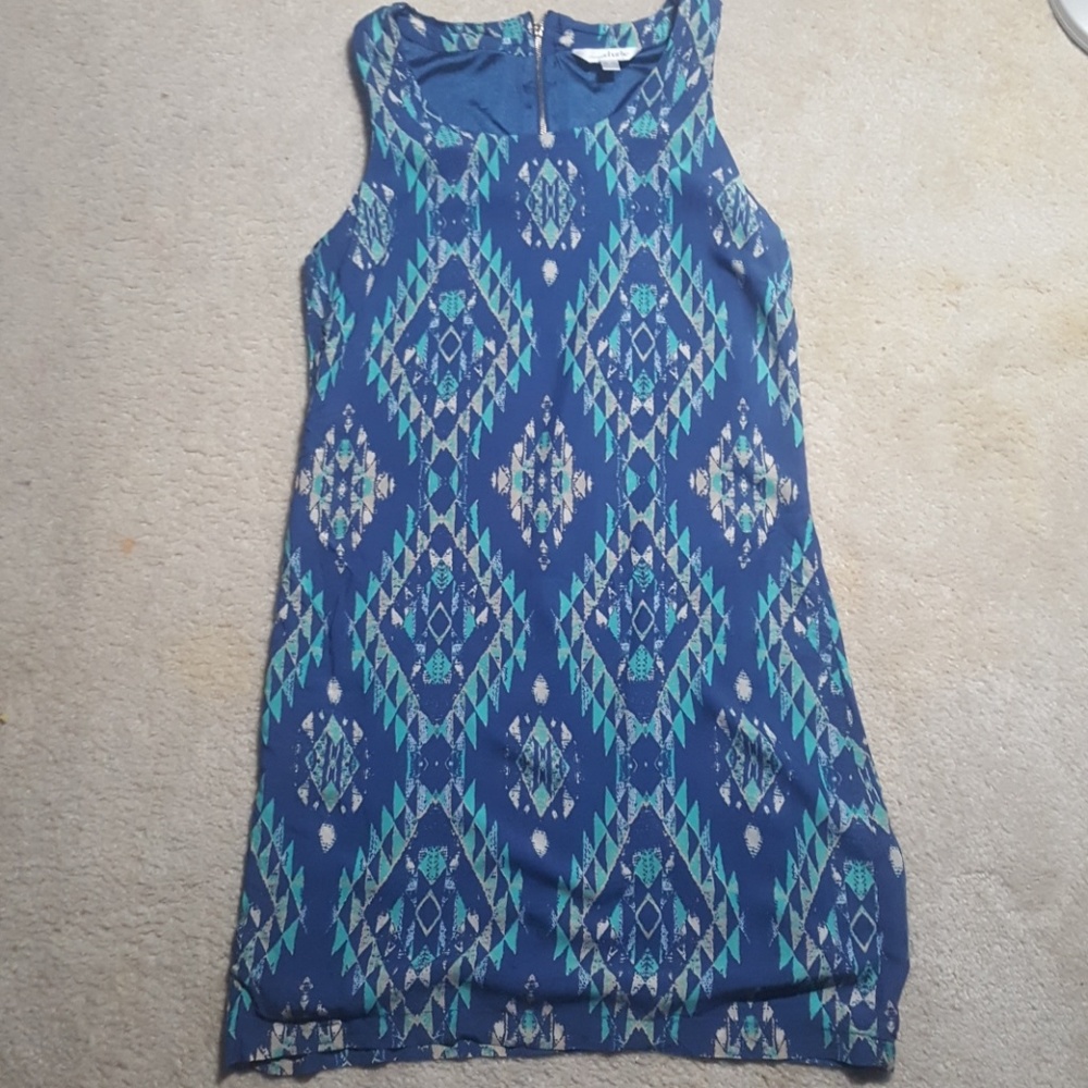Aztec Print Dress